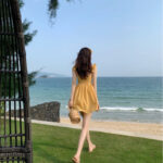 Holiday Beach Skirt Short Suspender Holiday Skirt - Image 2