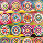 Striped Ethnic Style Living Room Bedroom Bedside Carpet Floor Mat - Image 4