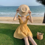 Holiday Beach Skirt Short Suspender Holiday Skirt