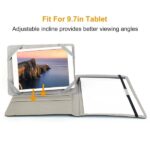 Organizer Case For 9.7in Tablet PC Business Tablet Portfolio With A5 Notepad Paper Pad Card Holder - Image 2