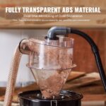 Cyclone Dust Separator With Metal Tank, 4  Retrofit Cyclone Separator For Dust Collectors, ABS Dust Deputy With 2 Hole O.D. Connector  Hose For Wet  Dry Shop Vacuums, Fits 50L Tank - Image 5