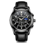 Black Tech Men's Watch Male Student Korean Fashion - Image 3