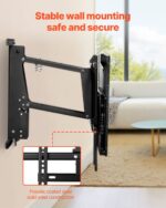 Motorized TV Wall Mount, TV Mount For 32 To 65 Inch TV, Electric Adjustable Ceiling TV Mount, Motorized Flip Down TV Mount Bracket With Max VESA 24 X 24 In, Fits TVs Up To 88 Lbs - Image 3