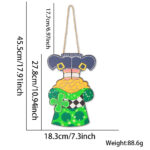Irish Holiday Decorations Wooden Doorplate - Image 5