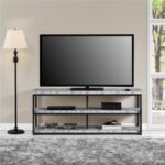 Ashlar TV Stand For TVs Up To, Light Concrete - Image 3