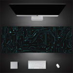 Industrial Style Tech Oversized Seam Keyboard Mouse Desk Pad - Image 3