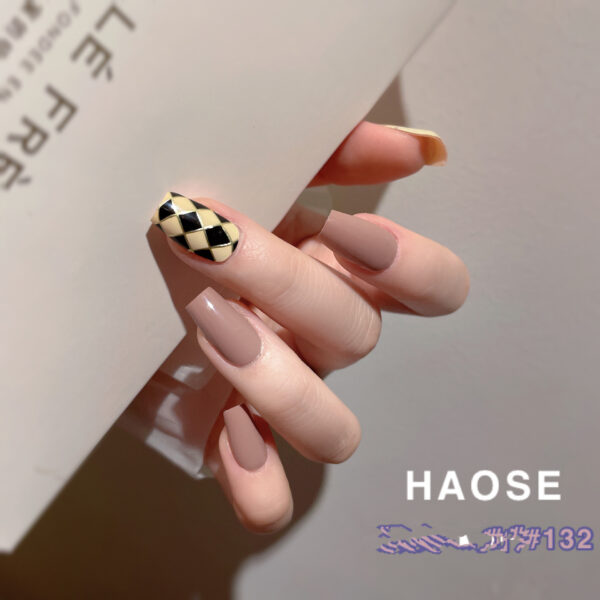 New Arrivals Colorful Design Korea Semi-Cured Gel Nail Sticker Pure Black Fashion Women Nail Art Sticker No Bake