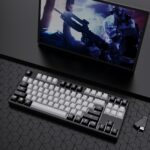 87 Key Wired Game Hot Plug Two Colors Mechanical Keyboard - Image 9